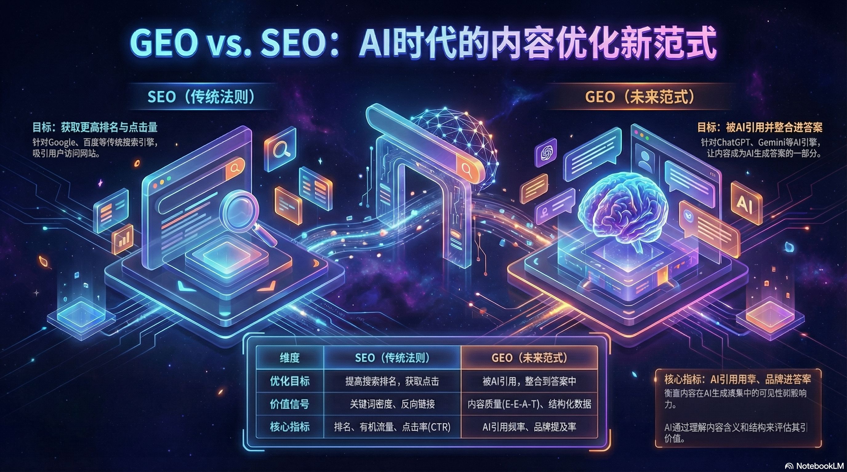 从SEO到GEO:AI时代的生成式引擎优化新范式