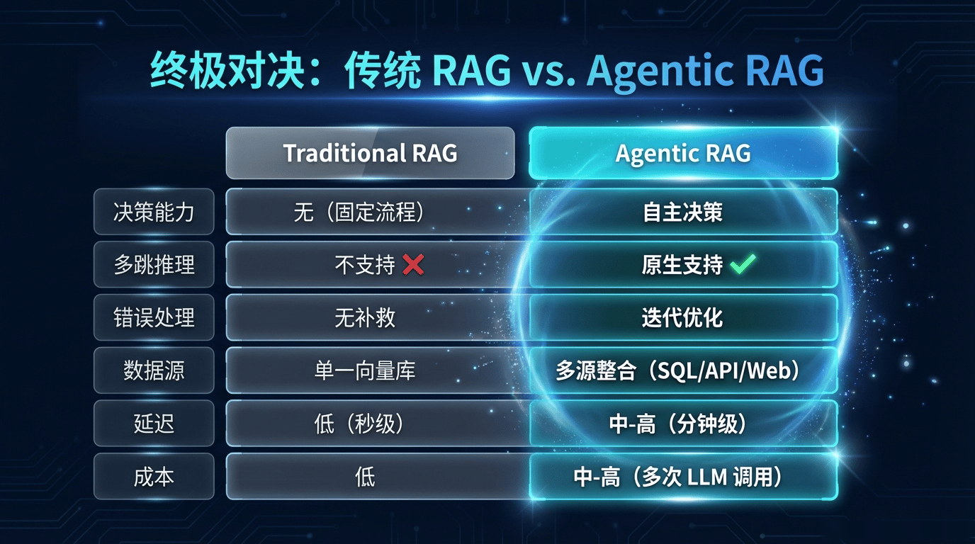 与传统 RAG 的全面对比