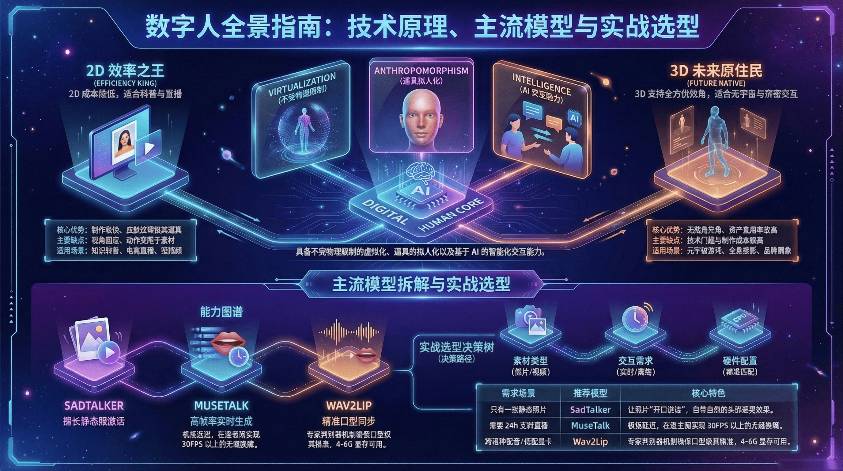 数字人完全指南：从虚拟形象到AI智能体的进化之路